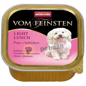 Диетичен пастет за куче VON FEINSTER LIGHT с пуешко месо и шунка 150 гр., за пораснали кучета, над 1 година